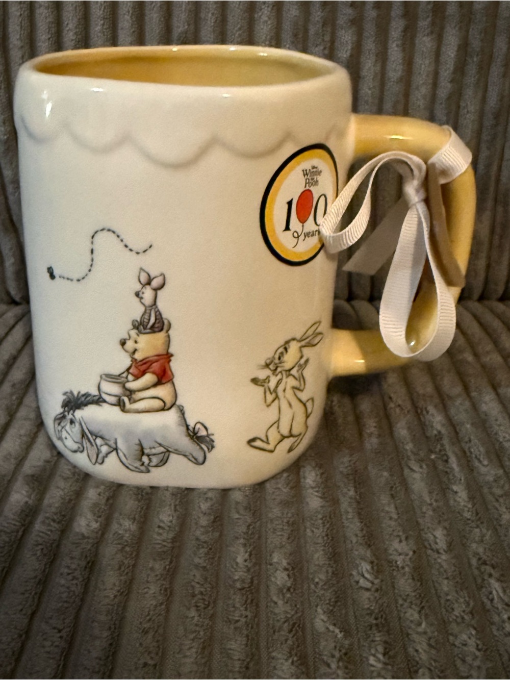 Rae Dunn x Winnie the Pooh White Ceramic Mug ‘Every Day is an Adventure’ NWT